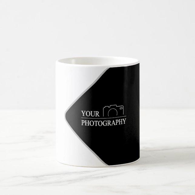 Custom Template Business Company Create Your Own Coffee Mug (Center)