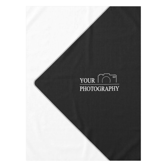 Custom Template Business Company Create Your Own Tablecloth (Front)