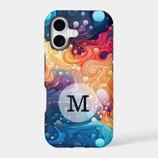 Custom Template Colourful Abstract Pattern (Back)