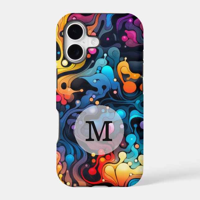 Custom Template Colourful Wavy Pattern (Back)