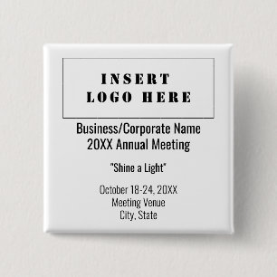 Custom Template for Business Promo Meeting Buttons
