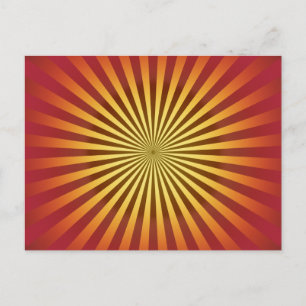 Custom Template: Gradient Radial Lines Postcard