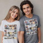 Custom template photo collage and text T-Shirt<br><div class="desc">Customise it adding your own text and pictures.</div>