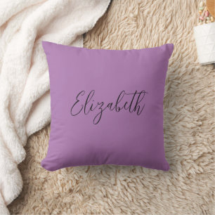 Custom Template Replace Your Own Name Lavender Cushion