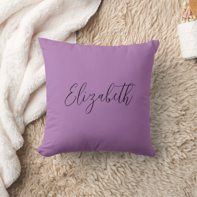 Custom Template Replace Your Own Name Lavender Cushion (Blanket)