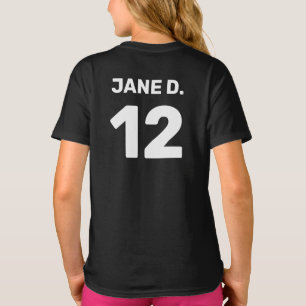 Custom template team attire (front & back design) T-Shirt