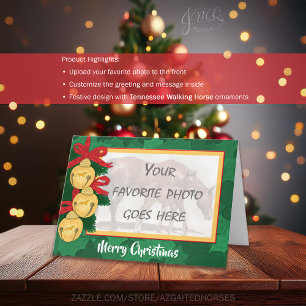 Custom Tennessee Walking Horse Christmas Card