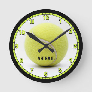 Custom Tennis Ball Round Clock