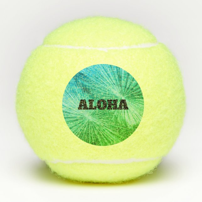 Custom tennis ball with your photo and text (Front)
