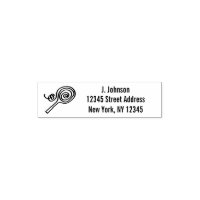 Custom tennis coach self inking rubber stamp