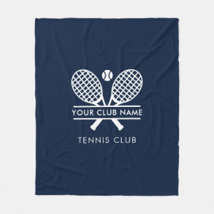 Custom Tennis Country Club Name Any Colour Fleece Blanket
