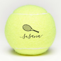 Custom Tennis Player Coach Name Personalised