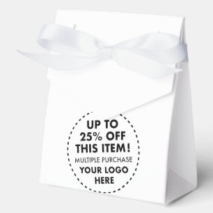 Custom Tent Favour Boxes 25% OFF Bulk Buy Discount
