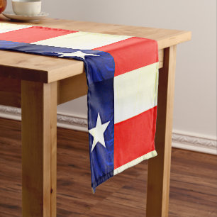 Custom Texas Flag Table Runner
