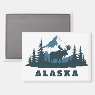Custom Text ALASKA Magnet