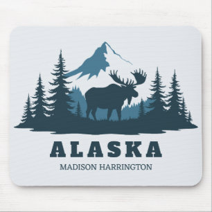 Custom Text ALASKA Mouse Pad