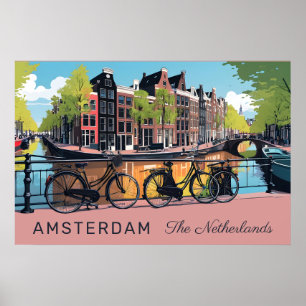 Custom Text Amsterdam Poster