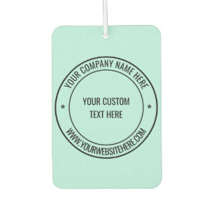 Custom Text and Colours Promotional Air Freshener