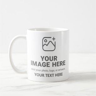 Custom Text and Image  Coffee Mug