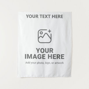 Custom Text and Image Tapestry
