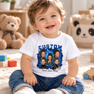 Custom text And Photo Bootleg Baby T-Shirt