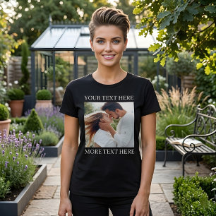 Custom Text and Photo T-Shirt
