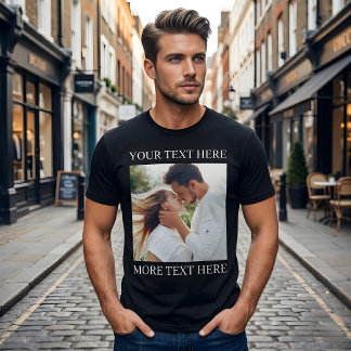 Custom Text and Photo T-Shirt