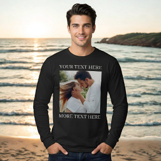 Custom Text and Photo T-Shirt