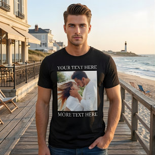 Custom Text and Photo Tri-Blend Shirt