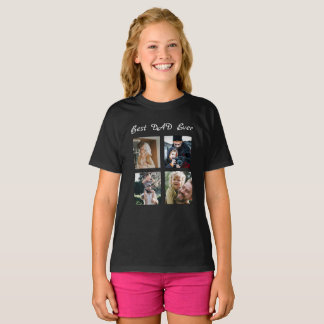 Custom text and picture x4 T-Shirt