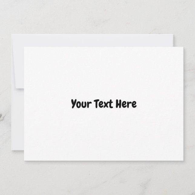 Custom Text  Announcement (Front)