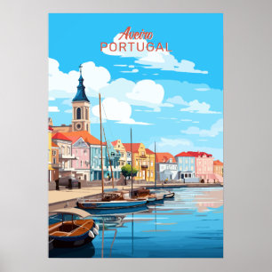Custom Text Aveiro Portugal Poster