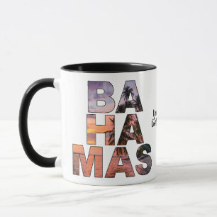 Custom text BAHAMAS mugs