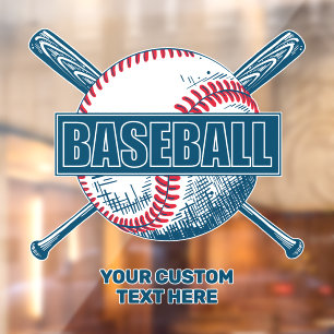 Custom Text Baseball