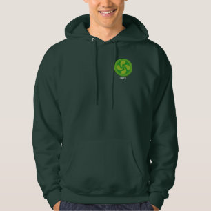 Custom text, Basque Country symbol: Lauburu, Hoodie