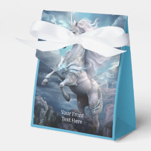 Custom Text Beautiful Unicorns Favour Box