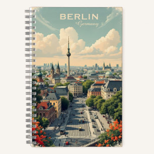 Custom Text Berlin, Germany Notebook
