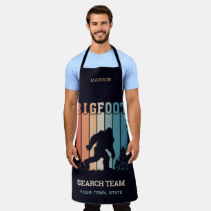 Custom Text Bigfoot Apron