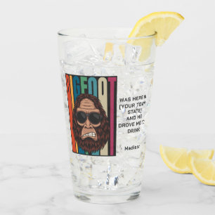 Custom Text Bigfoot Glass