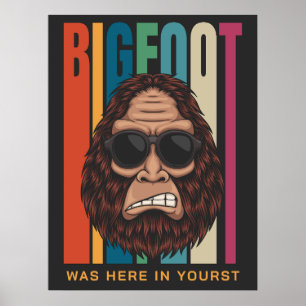 Custom Text Bigfoot Poster
