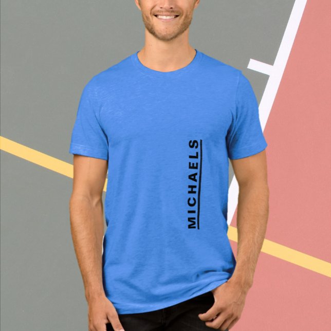 Custom Text Black Graphic T-Shirt  Tri-Blend Shirt (Creator Uploaded)