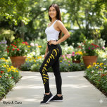 Custom Text Black Leggings for Stylish Comfort<br><div class="desc">Experience the perfect blend of style and comfort with our Custom Text Black Leggings. Personalise them with your own words for a unique fashion statement. Made from soft,  stretchy fabric,  these leggings are ideal for workouts,  lounging,  or casual outings—tailored to fit your life with confidence and flair.</div>