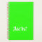 Custom text bright green plain