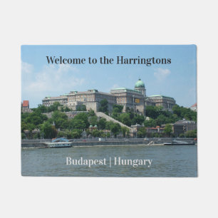 Custom text Budapest doormat