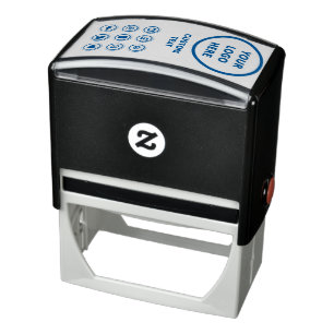  Custom Text Business Logo Personalised Self-inkin Self-inking Stamp
