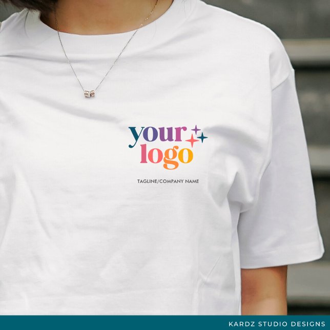 Custom Text Business Promotional Logo T-Shirt (Creator Uploaded)