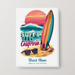 Custom Text California Surfing