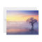 Custom Text Calm Zen Inhale Exhale Misty Lake Tree