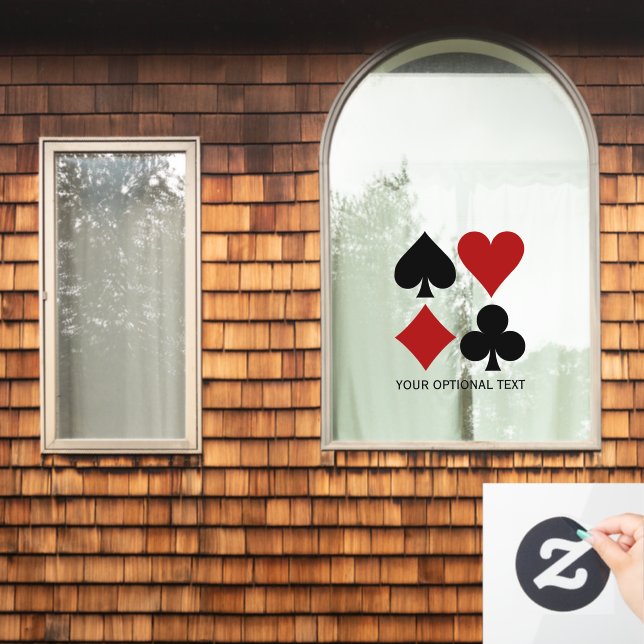 Custom text Card Suits (Home Window)