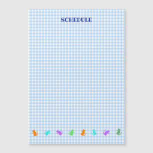 Custom Text CAT Check Blue Magnet